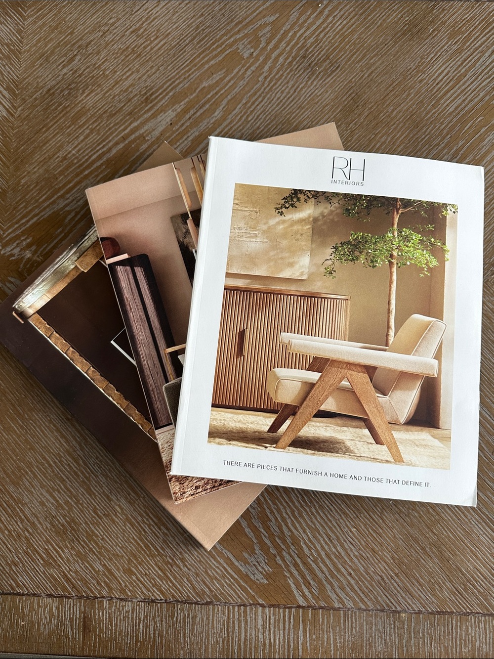 RH Coffee Table Book Set in Brown